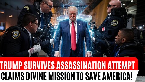 Trump Survives Assassination Attempt: Claims Divine Mission to Save America!