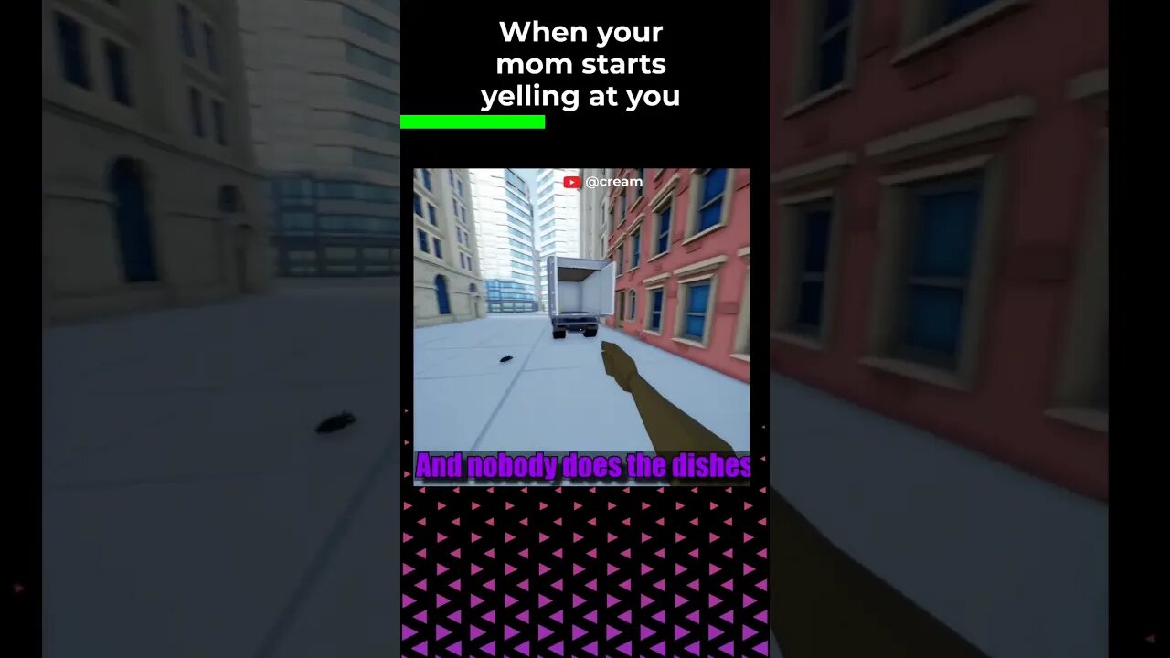 Pissed off mom yelling