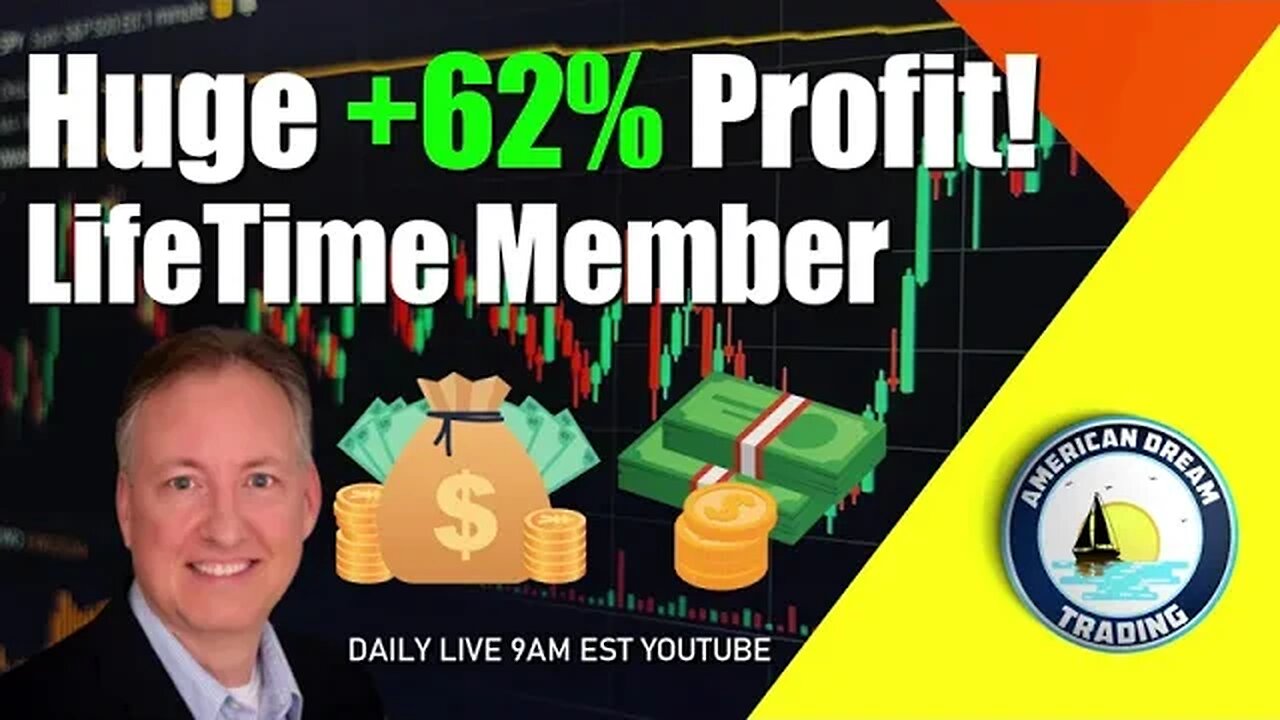 Huge +62% Profit Lifetime Members Stock Market Profits