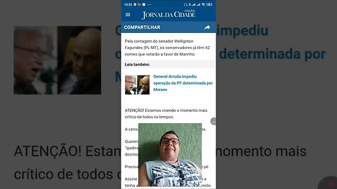 Que notícia alucinante de boa para os patriotas, Marinho será eleito!
