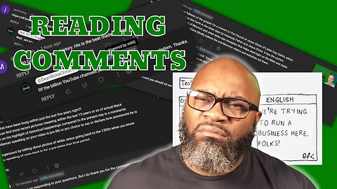 Reading some fun comments