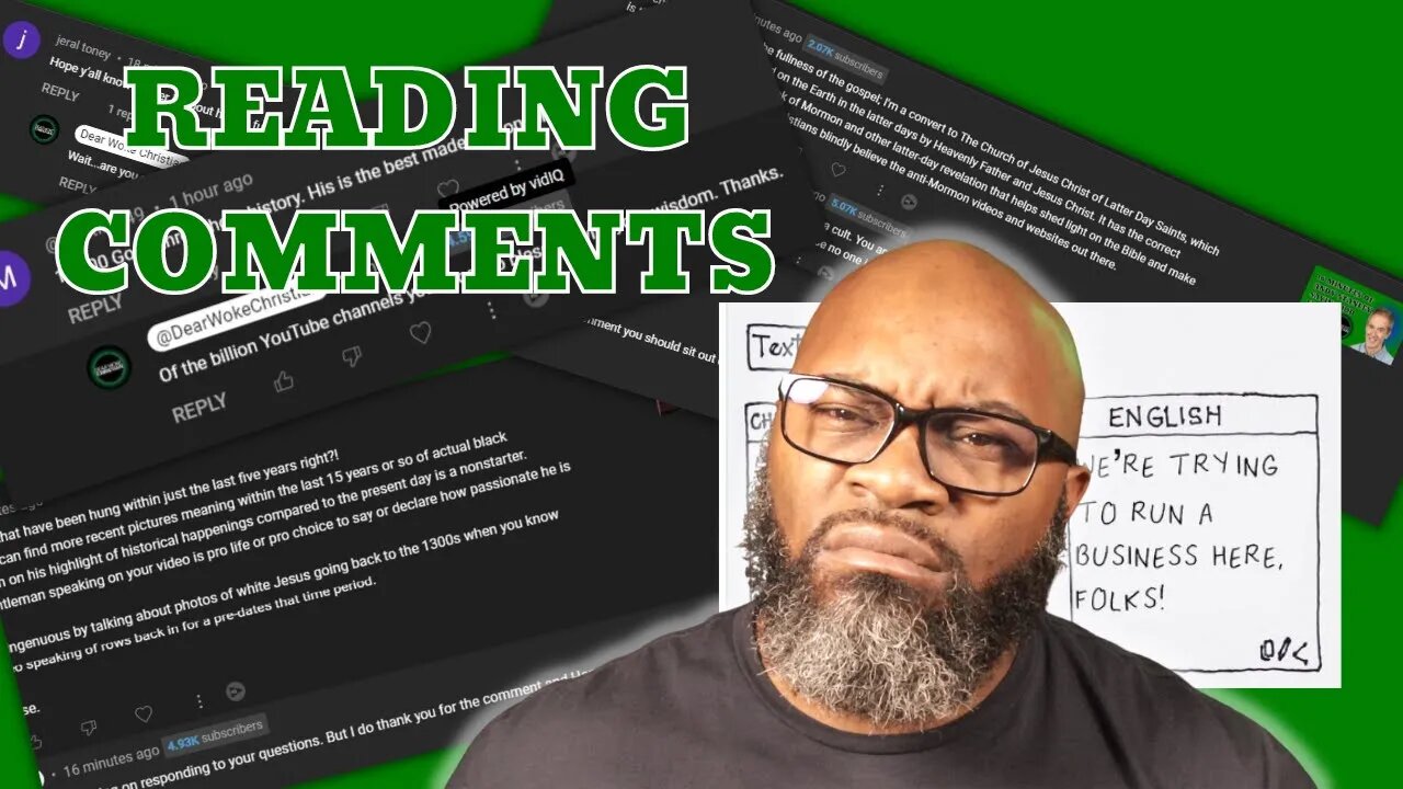 Reading some fun comments