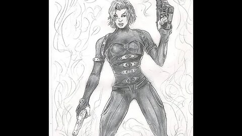 ALICE FROM RESIDENT EVIL! - Special Pencil Drawings for My Backers