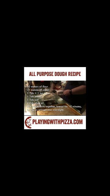 Very Versatile All-Purpose Dough (Double Batch) #Shorts