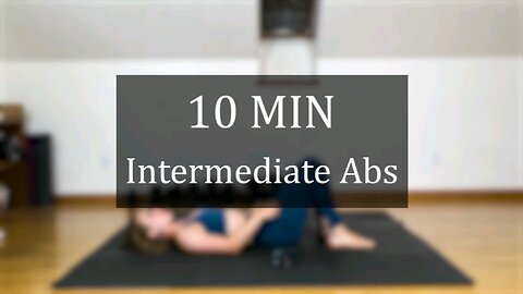 10 MINUTE INTERMEDIATE ABS WORKOUT - No equipment, No repeats / Medium Level