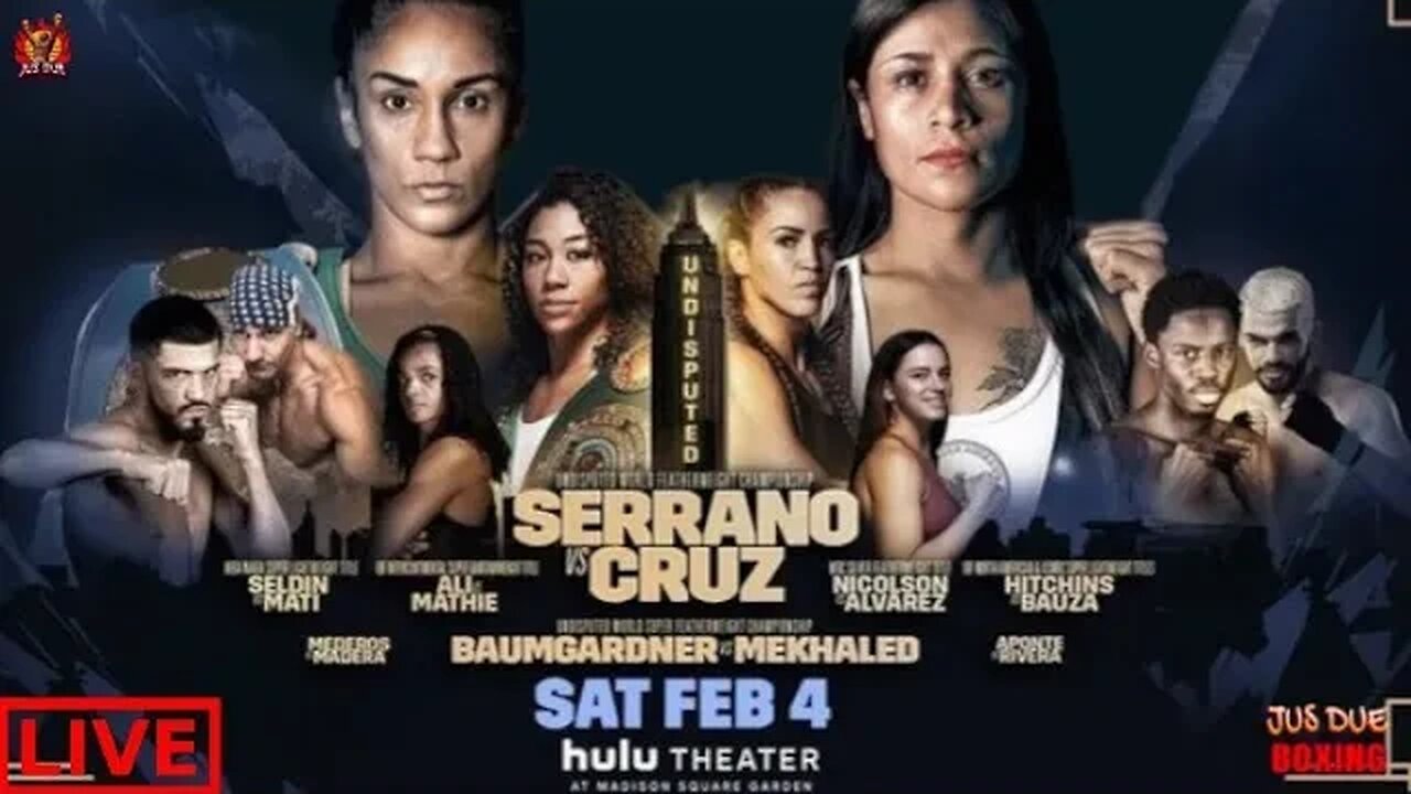 AMANDA SERRANO VS ERIKA CRUZ • ALYCIA BAUMGARDNER VS ELHEM MEKHALED #serranocruz #undisputed #TWT