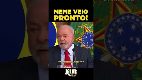 LULA NÃO METEU ESSA, HAHA! #shorts