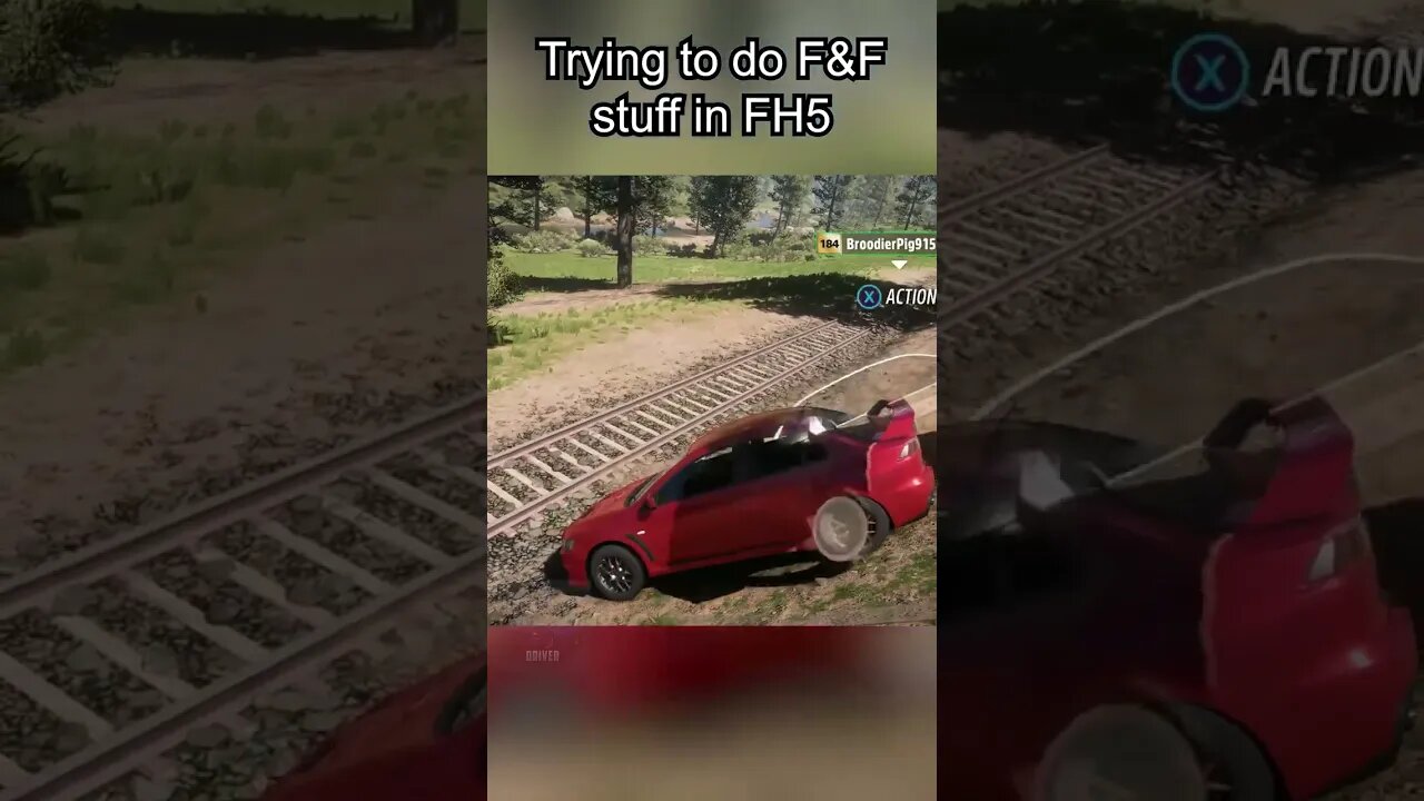 Trying Fast & Furious stunts in Forza Horizon 5 #shorts