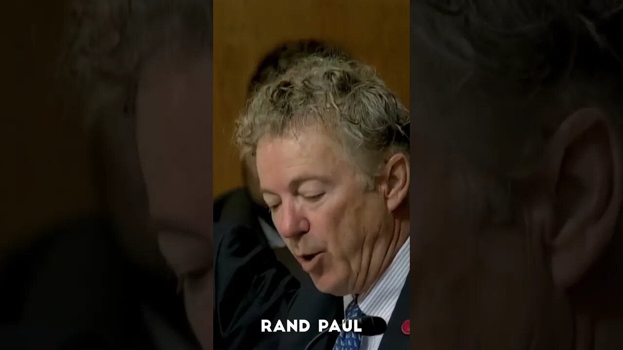 Rand Paul, Does That State Department Fund Coronavirus Research In China