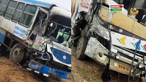 दादरी रोडवेज बस की वॉल्वो से ट*क्कर में ड्राइवर-कंडक्टर समेत 8 सवारियां घा*यल | Haryana Roadways