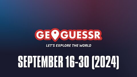 GeoGuessr Daily Challenge Livestream - September Edition 🌍 (16th - 30th)