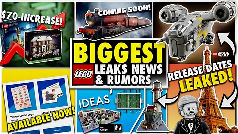 NEW LEGO LEAKS! ALL LEGO IDEAS, UCS Razor Crest, Eiffel Tower 2022 RELEASE Dates REVEALED!