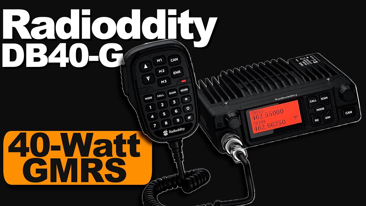 Radioddity DB-40G GMRS Mobile Radio Review