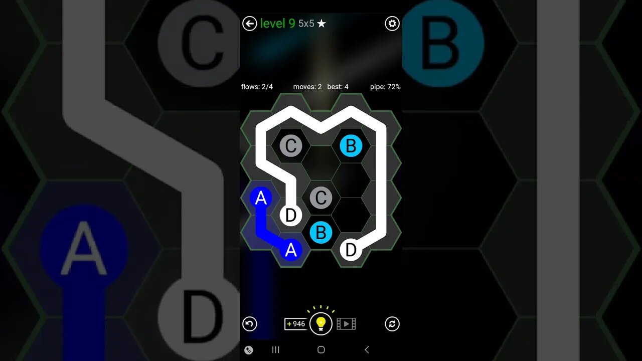 flow free Hexes: easy level 8