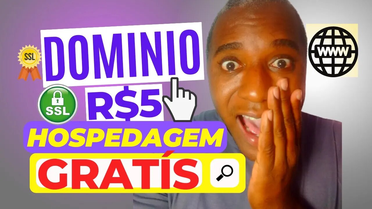 Descubra como Registrar um domínio | Hospedar um site gratis | 2023