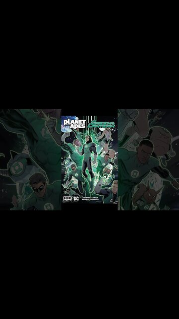 Green Lantern Planet of the Apes Covers
