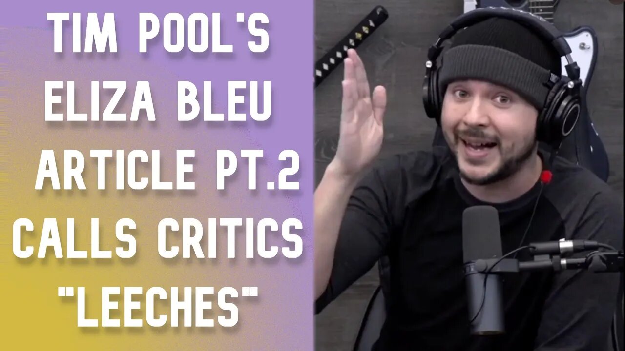 Tim Pool Eliza Bleu Part 2: Her Trafficking Lies!