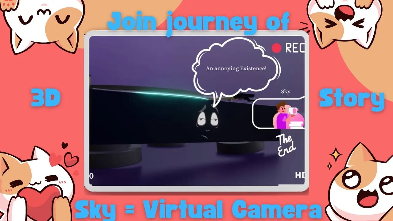 Embark on an adventure with Sky = Virtual Camera | 3D animated cartoon story.