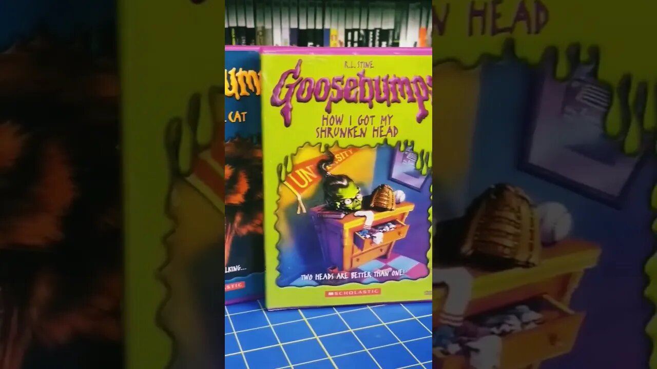 Goosebumps DVDs. #goosebumps #90s #scholastic #foxkids #ytv #retro #shorts #dvds #retro #thrifting