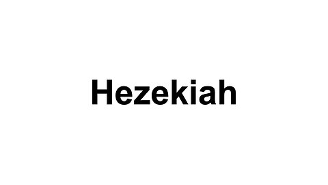 Hezekiah