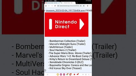 new Nintendo direct leak