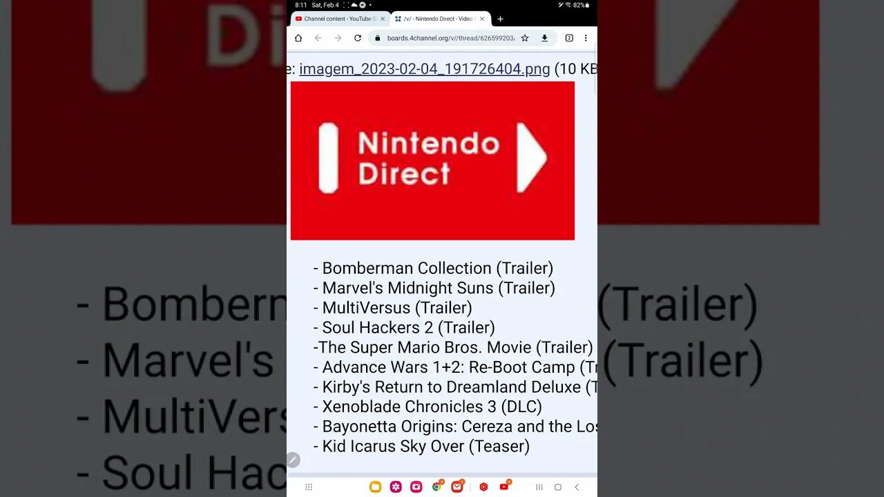 new Nintendo direct leak