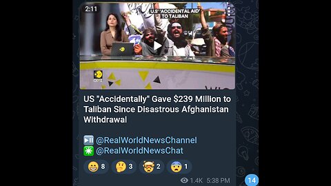 News Shorts: USA Gave Taliban Millions