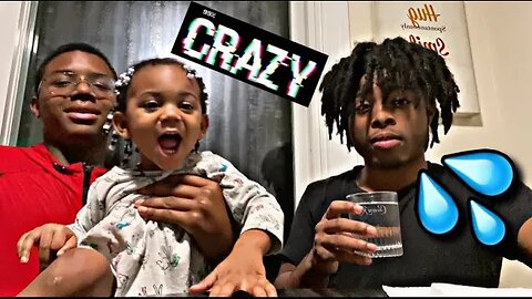 HOLD THE WATER CHALLENGE GONE WRONG 💦(BABY GOES CRAZY)