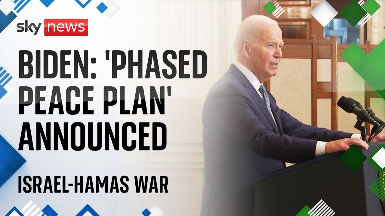 'It's time for this war to end', says Joe Biden in a surprise announcement Sky News