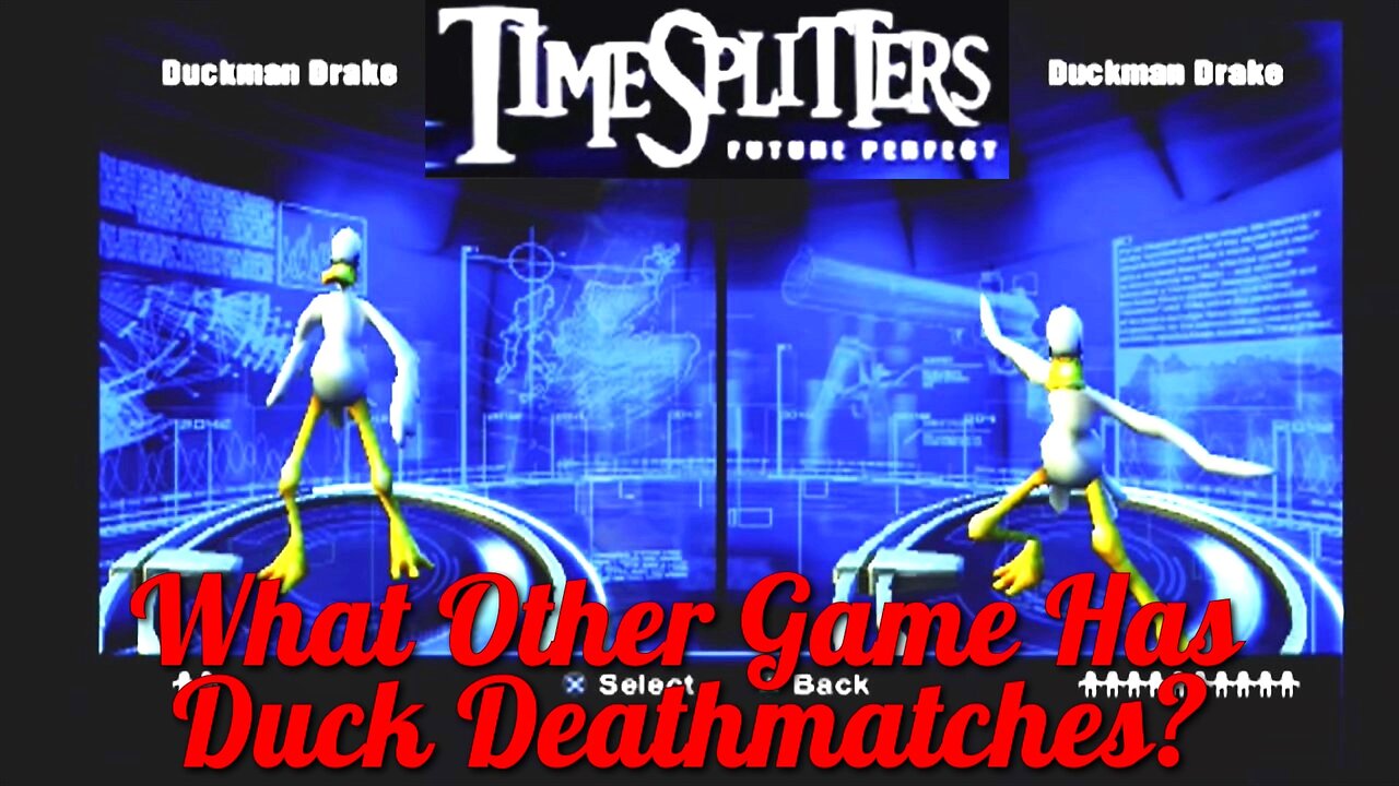 TimeSplitters: Future Perfect- PS2- Split Screen Multiplayer- Mother Ducking Deathmatch