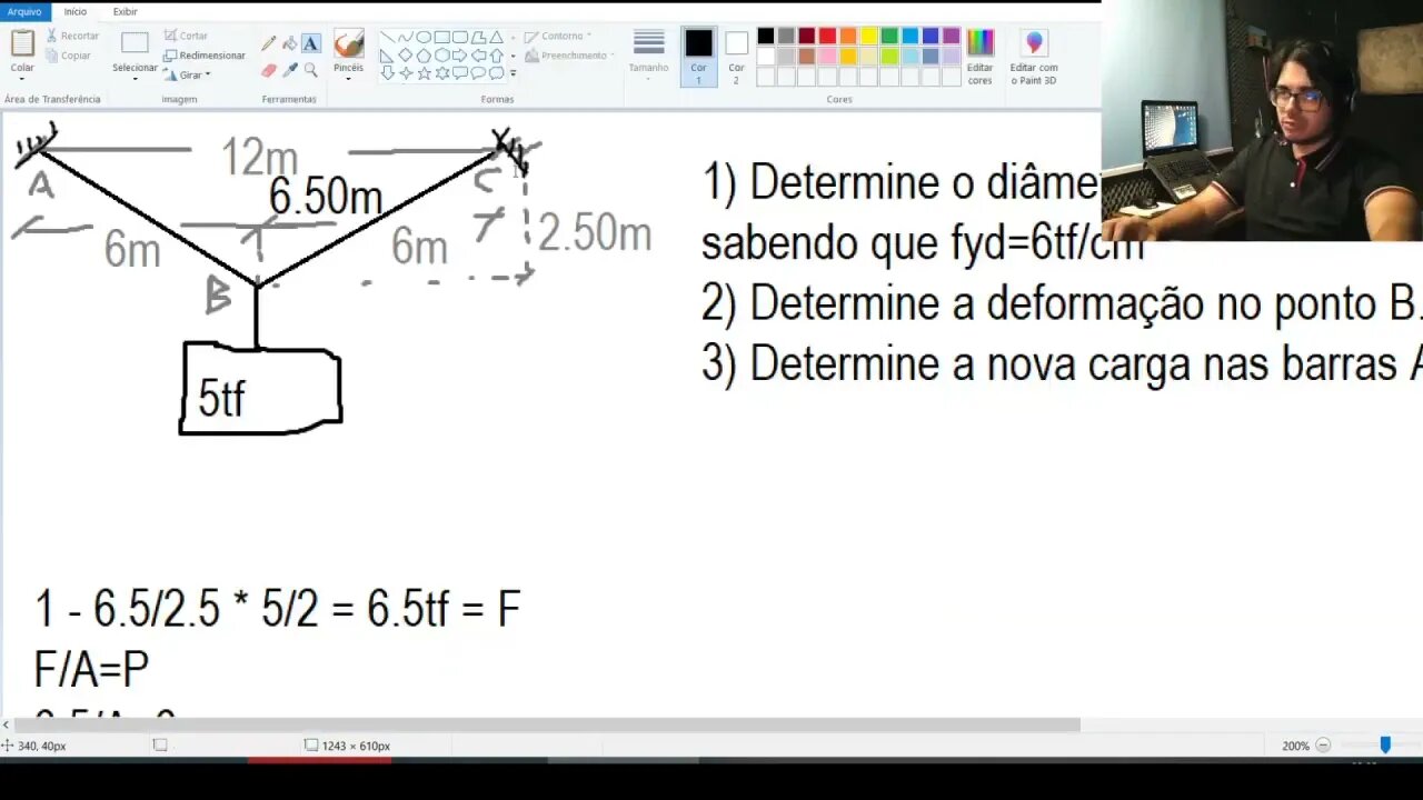 Resmat Deformação e Redução de cargas Eng Estrutural