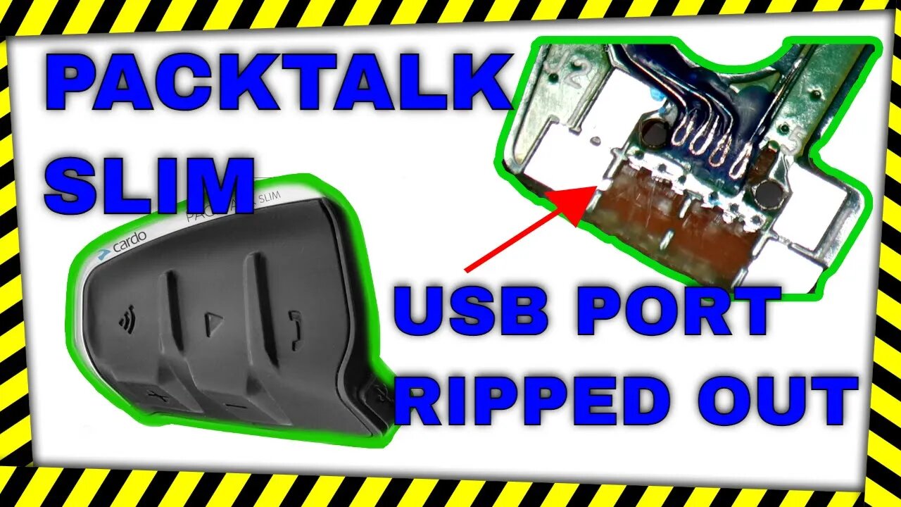 PackTalk Slim Ripped USB. Not Charging No Connection