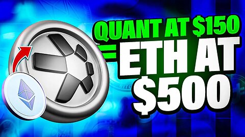 BUYING QUANT AT $150 COULD BE LIKE BUYING ETH AT $500