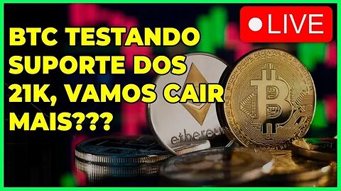 DOLAR SUBINDO E O BITCOIN CAINDO, VAMOS PERDER OS 21K??? - #bitcoin #agix #orai #sdao