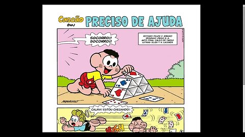Cascão Em Preciso De Ajuda [Pause o Vídeo Caso Não Consiga Ler]