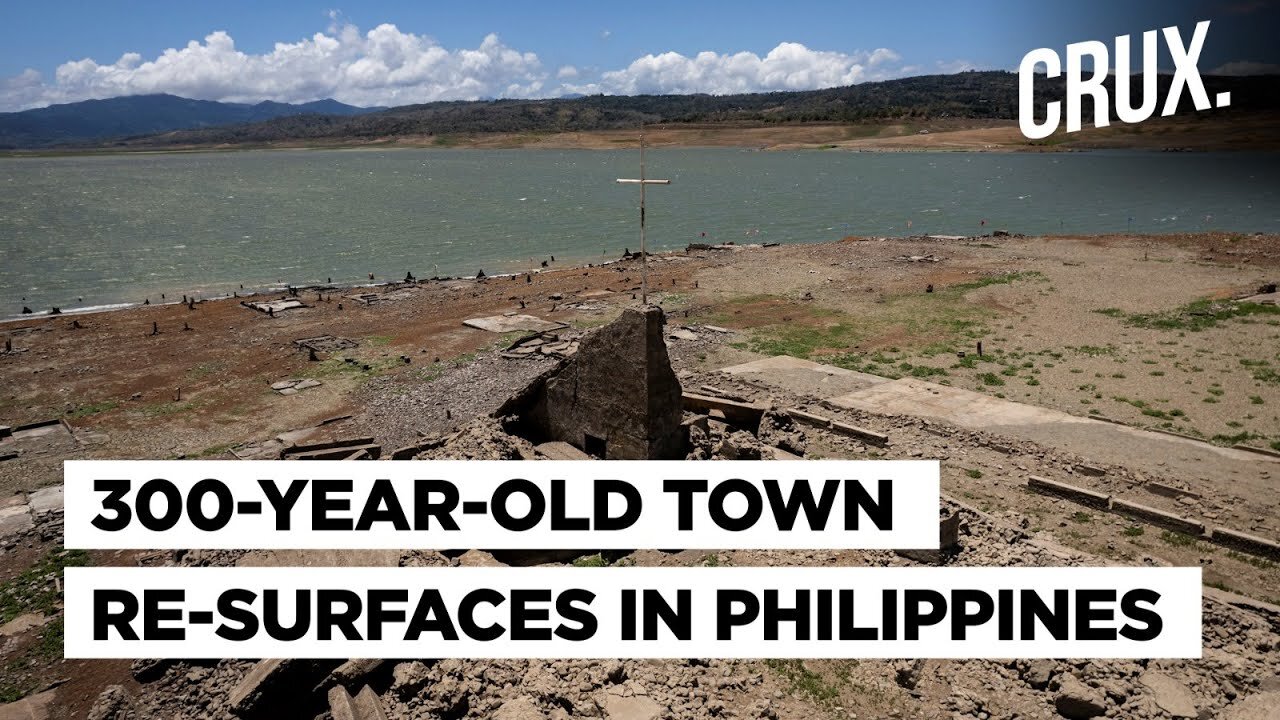 Sunken Church, Tombstones Attract Tourists As Parched Philippines Dam Reveals Centuries-Old Town