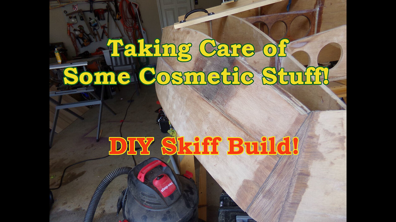 Taking Care of Some Cosmetic Items, Flats Skiff Boat Build - August 2021