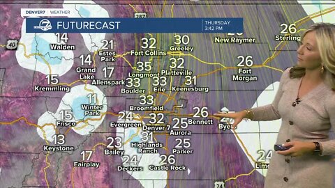 Big weather change rolls into Colorado for Thursday