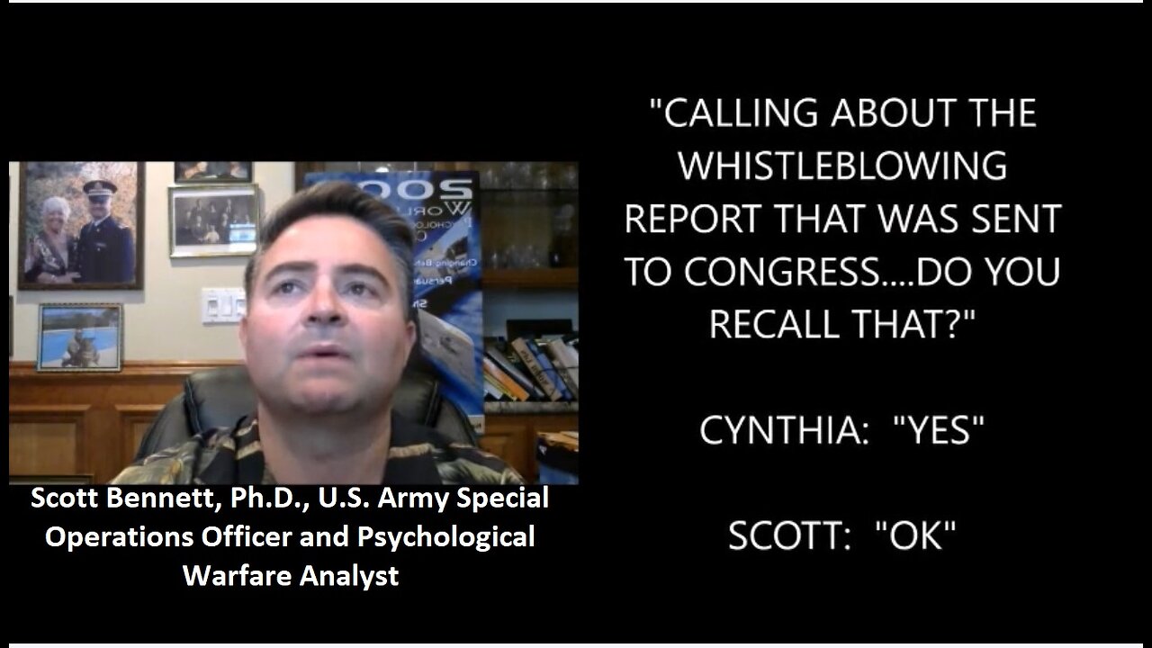 Scott Bennett CIA : Legal Notice to Trump ( 2017) re. Treason within Highest Ranks of US Government - Perpetrators Named!