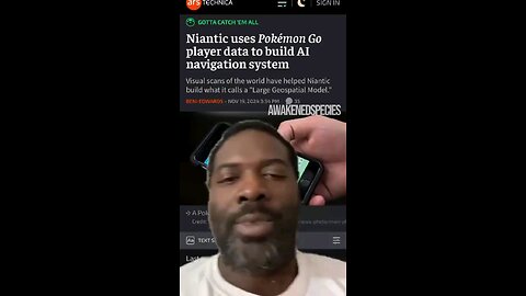 ⚫️🔺CIA PsyOp: Pokemon Go was basically using the users phone camera to build a CIA-backed 3D map.