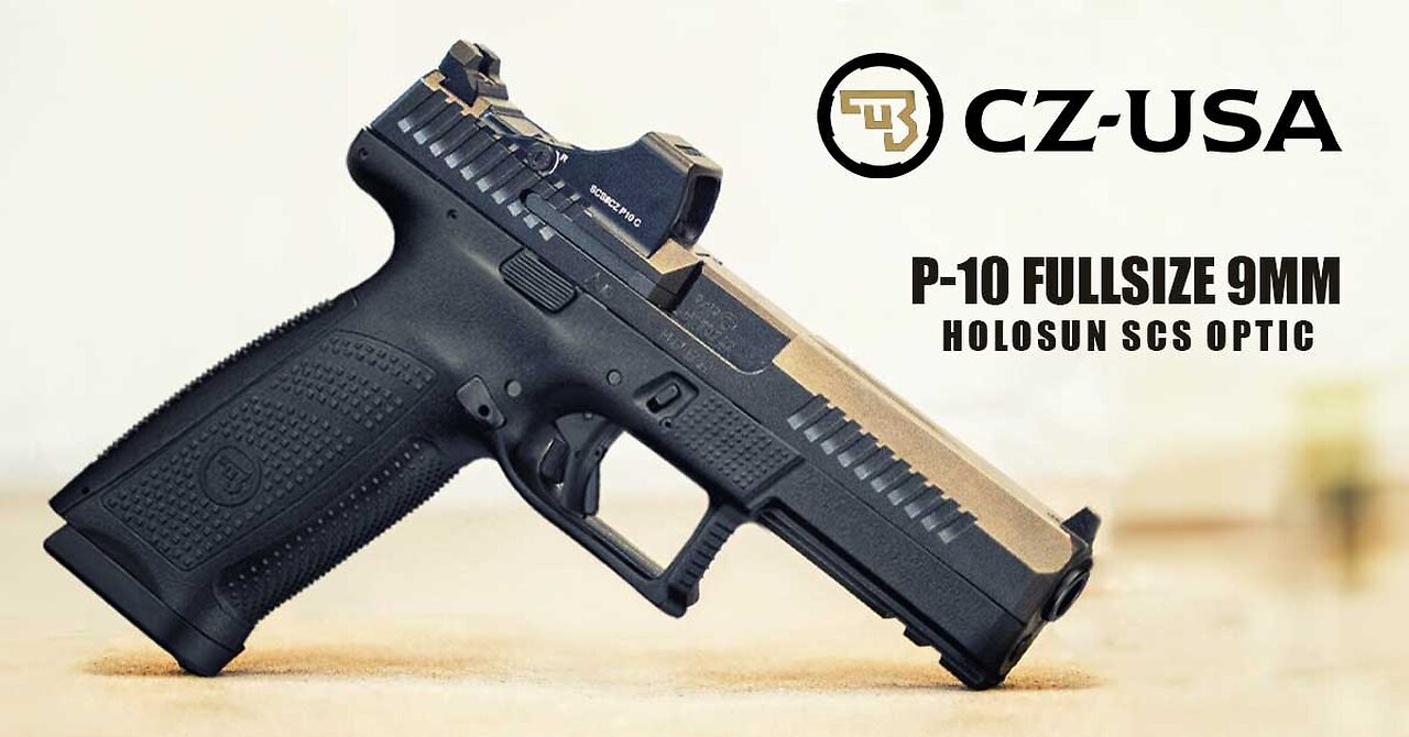 CZ P10 Fullsize 9mm with Holosun SCS