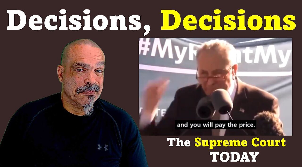 The Morning Knight LIVE! No. 1284- Decisions, Decisions, The Supreme Court Today