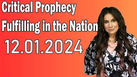 Amanda Grace PROPHETIC WORD: Critical Prophecy Fulfilling in the Nation