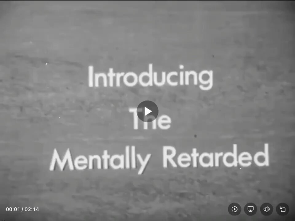 Introducing the mental retarded