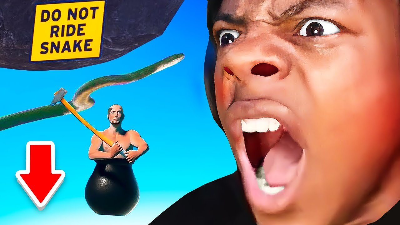 Funny mistaks on stream Games (Getting over it)