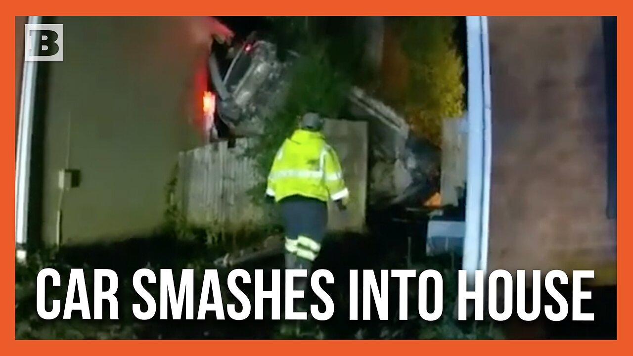 DUI Suspect Flees Police, Smashes His Car Into House