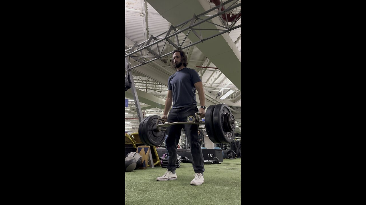 Trap bar deadlifts