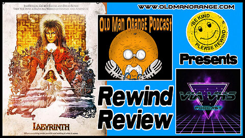 Labyrinth 1986 Rewind Review - OMOP Presents Via VHS Podcast