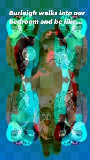 Burleigh walks around the corner and be like…