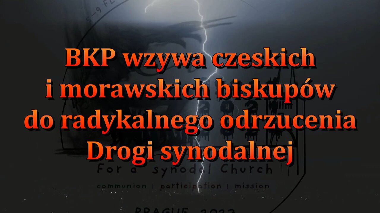 BKP wzywa czeskich i morawskich biskupów do radykalnego odrzucenia Drogi synodalnej